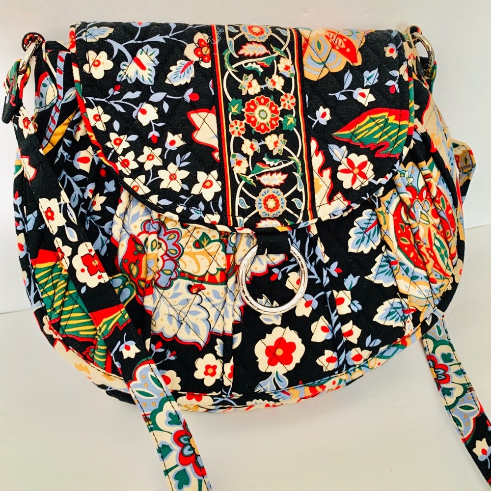 Vera Bradley Crossbody Bag Designer Multi Pockets